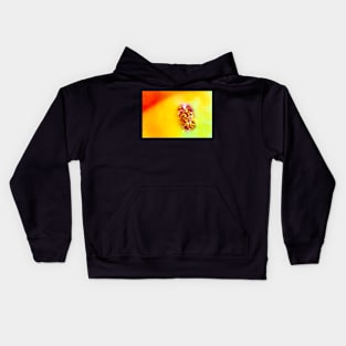 Orange and Yellow Oil and Water with Sparkles Kids Hoodie